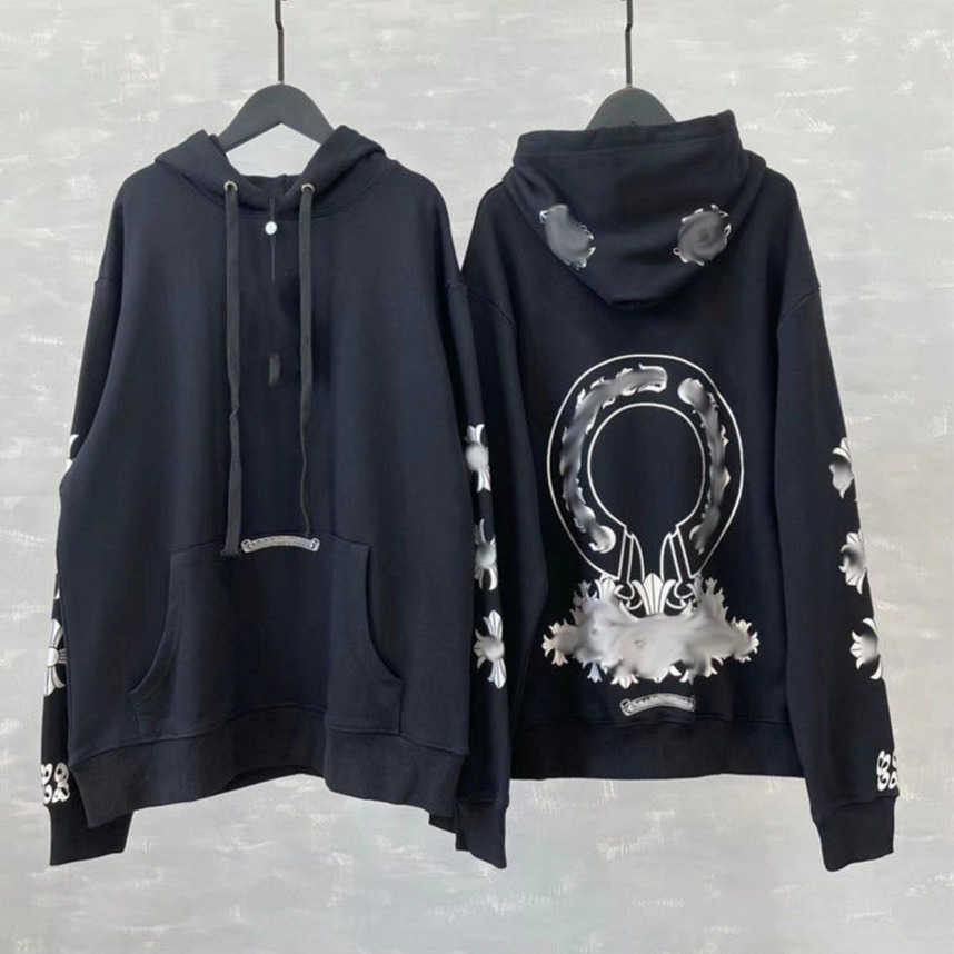 

CH Men's Hoodies Sweatshirts 2022 Winter Men Print Pullover Chrome Hooded Hearts Mens Arm Ch Loose Women Chromeheart Sanskrits 1, 14
