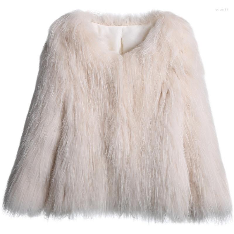 

Women' Fur Short Faux Coat Women White Black 2022 Spring Autumn Fashion Slim Long Sleeve Imitation Jackets Female Clothing