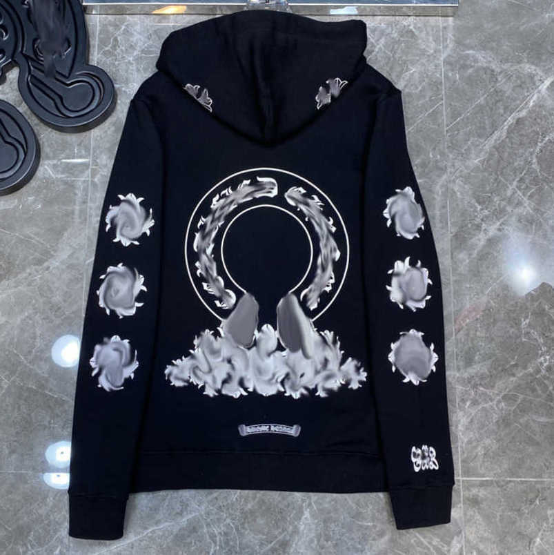 

Luxury Fashion Men's Sweatshirts Designer Classic Women Jackets Hoodies Zipper Hooded Sweater Casual Cross Pullover Sanskrit Hoodie Tops Coat Sweatshirt Xdd6