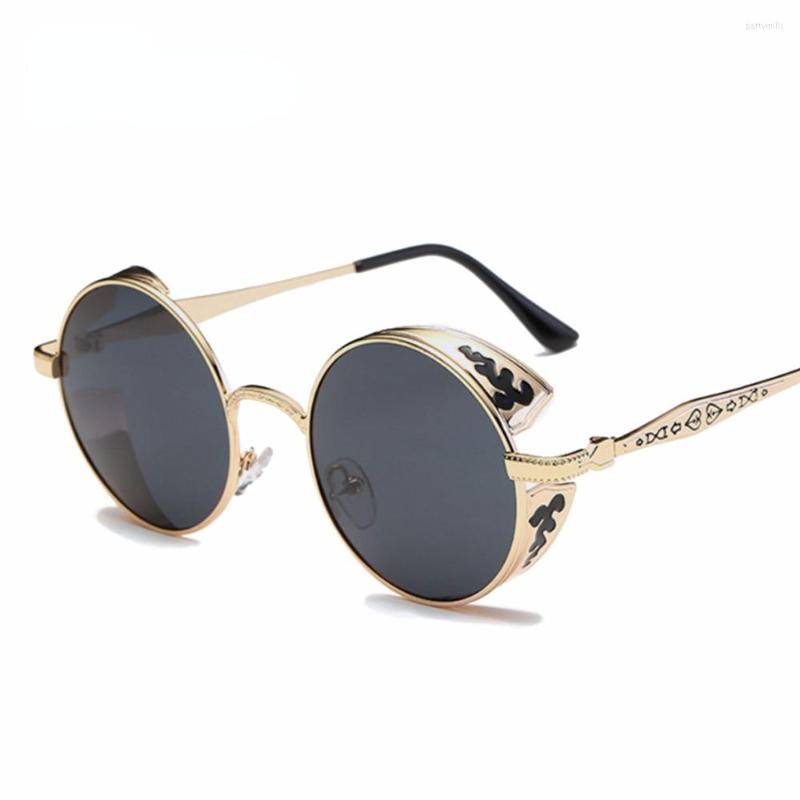 

Sunglasses HARKO Fashion UV400 Polarized Women Brand Designer Metal Reflective Sun Glasses Men Mirror