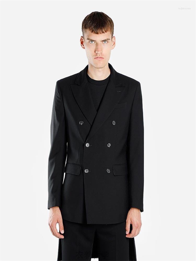 

Men' Suits Men' & Blazers Business Man Casual Black Pants Coat Double Breasted Groom Tuxedo Costume Homme Mariage 2Piece Slim Fit Men