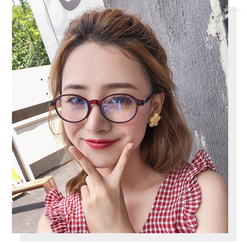 

Sunglasses Frames Fashion Women Glasses Frame Men Anti Blue Light Eyeglasses Vintage Round Transparent Optical Spectacle