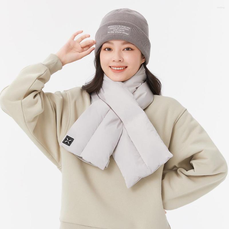 

Scarves Ohsunny Unisex Winter Thermal Thickening Down Scarf Ultra Light Neck Warmer For Outdoor Sports Hiking Climbing Ski Snowboarding