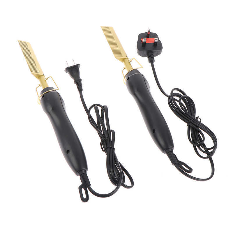 

Hair Straighteners 80W Comb Electric Curler Wet Dry Use Flat Irons Hot Heating For W221031