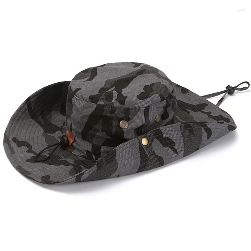 

Berets Summer Wide Brim Camouflage Boonie Hat Tactical Bucket Hats Military Panama Cap Hunting Hiking Outdoor Camo Sun Caps, Small brim 8