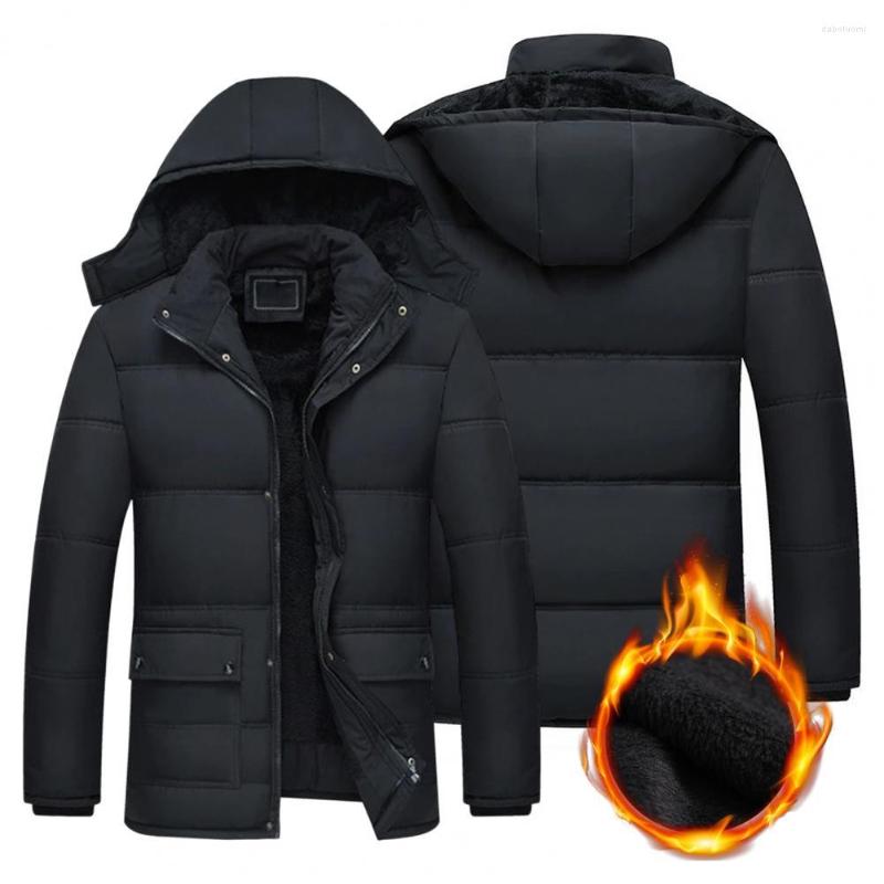 

Men's Jackets Parka Men Coats 2022 Winter For Thicken Hooded Waterproof Outwear Warm Coat Clothing Casual Overcoat Chaquetas, Black