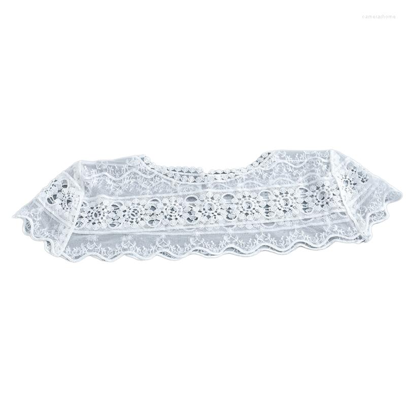 

Scarves Hollow Flower Collar Crochet Decorative Shawl Removable Anti-uv