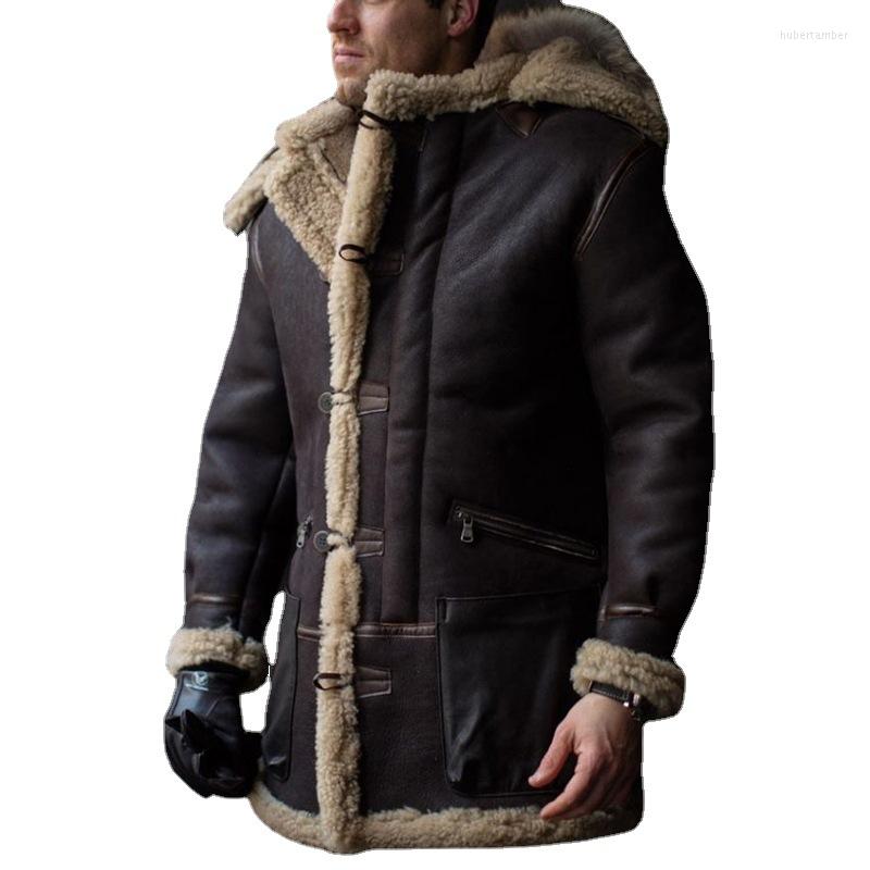 

Men's Down 2022 Autumn And Winter Warm Cotton Coat Solid Color Hooded Single-breasted With Zipper Pocket Loose, Red