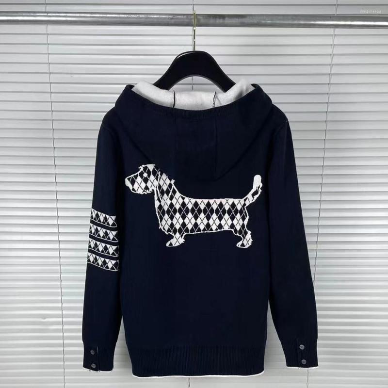 

Men's Jackets Fashion High-end Men's Brand Zip Up Hoodies Original Stripes Design Women's Luxury Jacket Famous Unisex High Quality, Grey