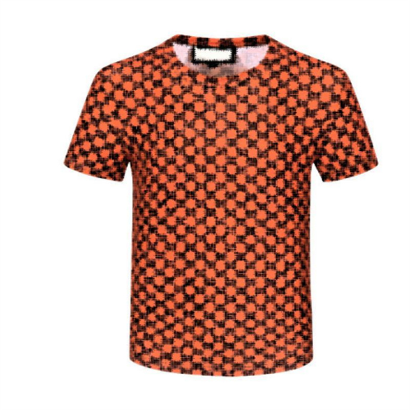T-shirts pour hommes Lettre de coton imprimé T-shirts de luxe pour hommes Porter été col rond Sweat Lettre manches courtes en plein air respirant