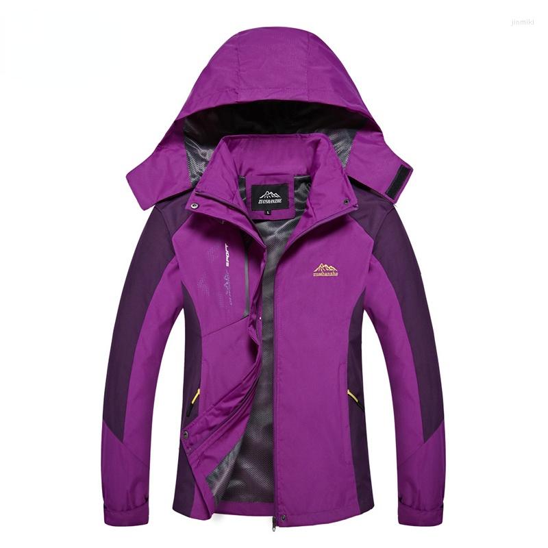

Men's Jackets Camping Hiking Jacket Men Autumn Outdoor Sports Coats Women Climbing Trekking Windbreaker Fishing Waterproof, Women rosy