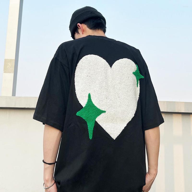 

Men's T Shirts 2022 Men Hip Hop Shirt Streetwear Harajuku Floral T-Shirt Oversize Summer Short Sleeve Cotton Tees HipHop Tshirts 1032, Black