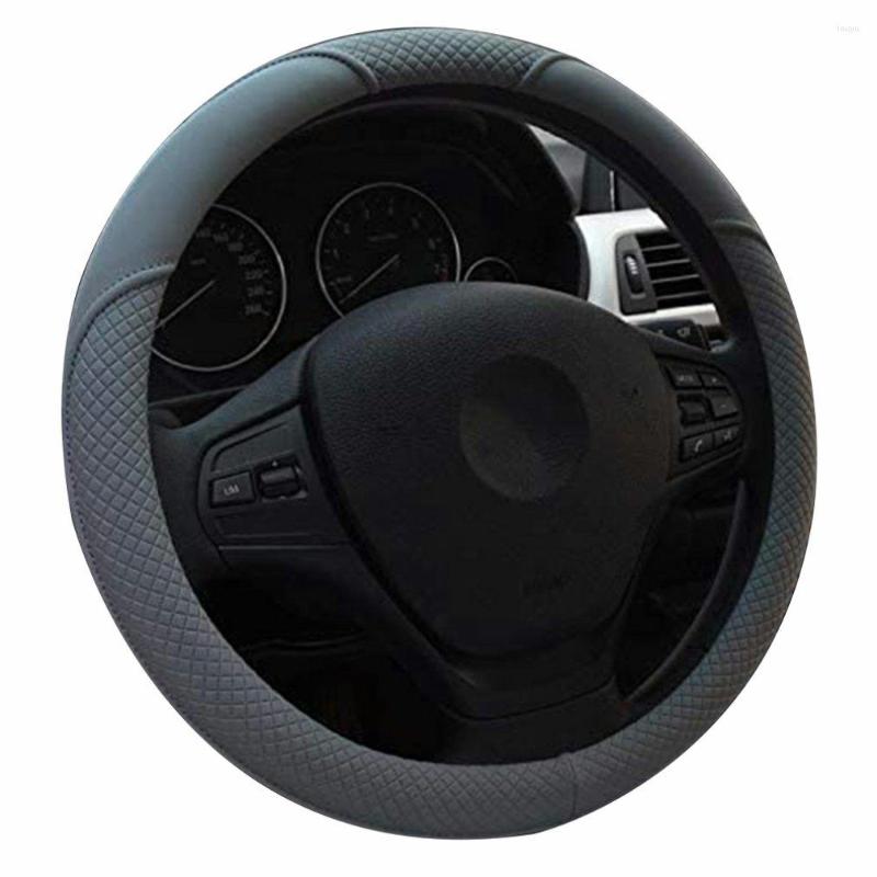 

Steering Wheel Covers Four Seasons Generic Automobile Durable Grey Cover Replaceable Accessories