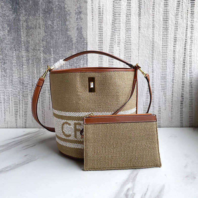 

Line Handbags Cell Fashion 2022 New Bucket 16 Bag triumph Arch Woven Lisa Shoulder Large Capacity Carry Genuine Leather Shopping Ins Cosmeti