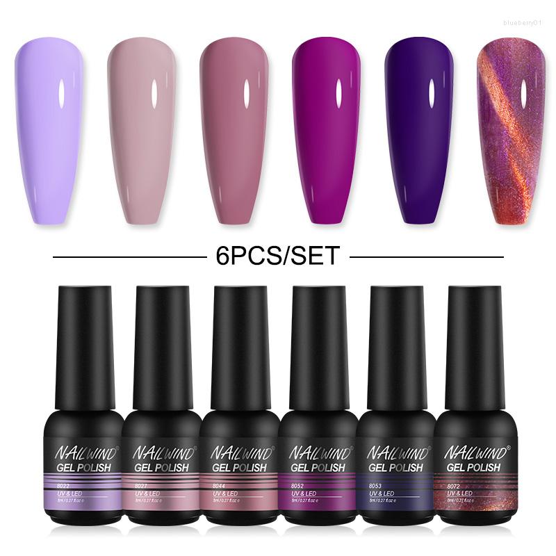 

Nail Art Kits NAILWIND Gel Polish Set Manicure Vernis Semi Permanent Hybrid Soak Off UV Led Esmaltes Reflective Design