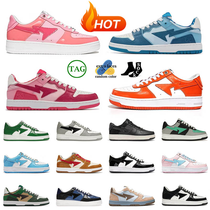 

bapesta SK8 Casual Shoes Mens Fashion Trainer White Green Red Black Yellow Sk8 Men Women A Bapestas Womens Low Abc Camo Stars baped Trainers Size 36-45, D2 wheat red 40-45