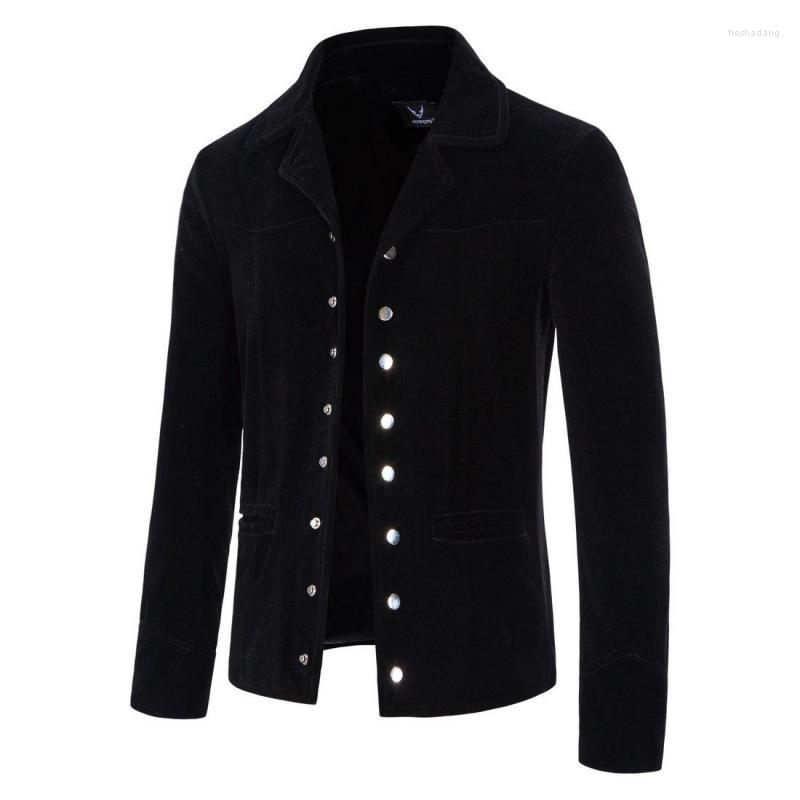 

Men's Jackets 2022 Autumn & Winter Simple Black Gold Velvet Jacket Korean Casual Plus Size -5xl Lapel Loose Men Tide, Champagne