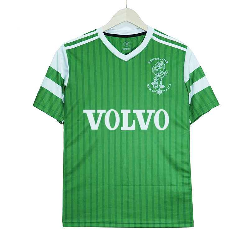 

Retro Maccabi Haifa 1990-91 Soccer Jerseys Vintage Shirt Classic Kit, 90-91 home