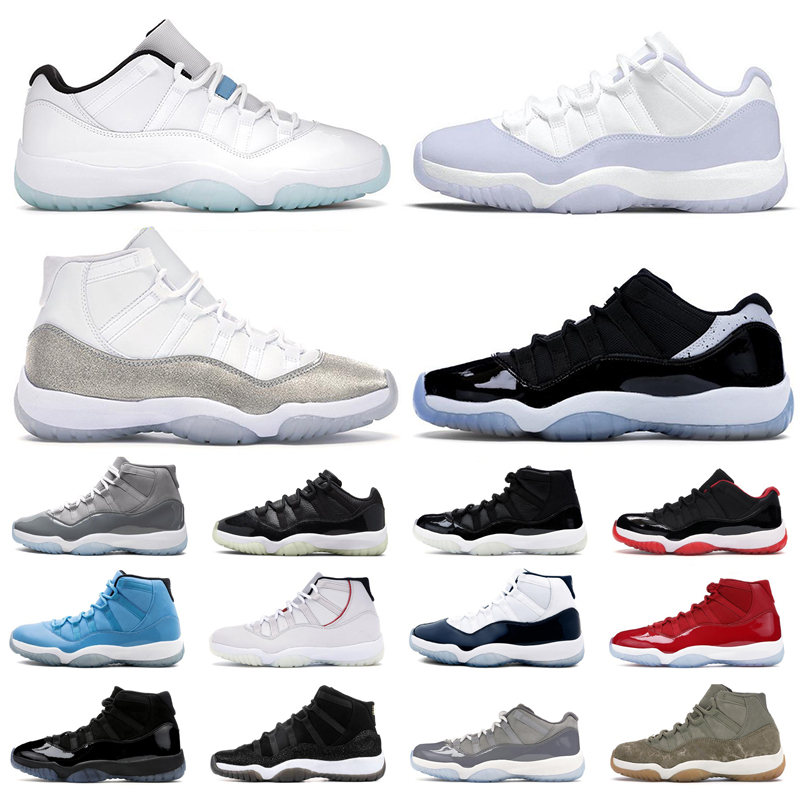 

Outdoor Shoes 11 11s Mens Womens Space Jam Cap and Gown Heiress bred Concord Citrus Emerald Sneakers Trainers size 36-47