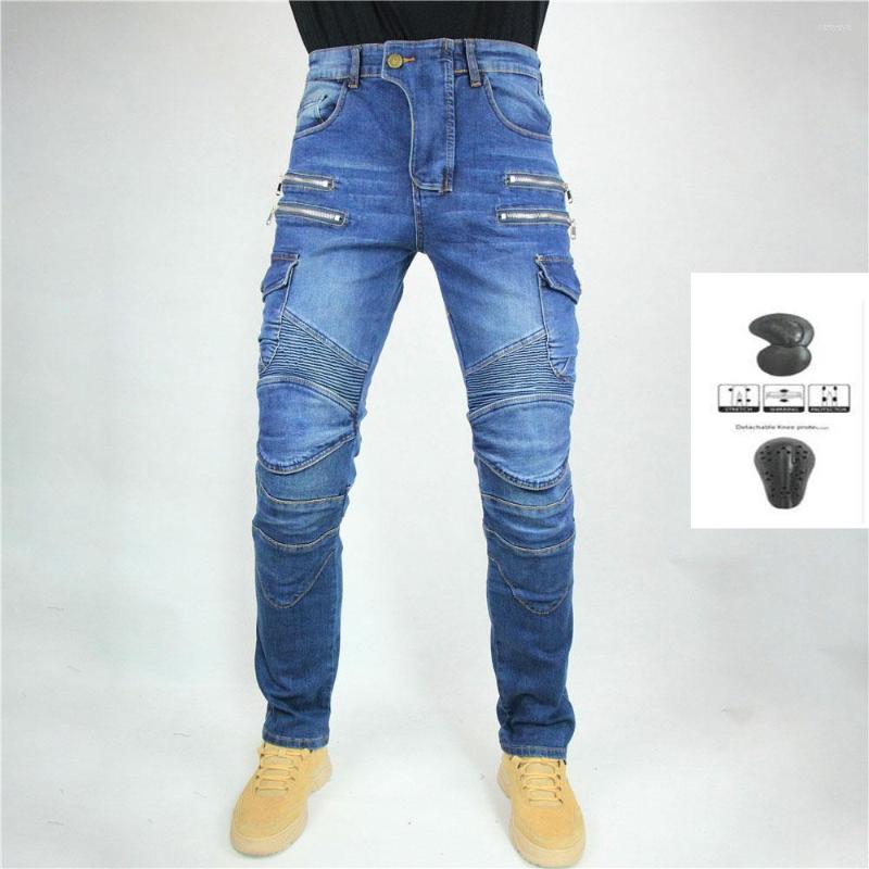 

Motorcycle Apparel Komine Pants Moto Men's Motocross Casual Riding Motorbike Touring Motocycle Street Jeans Trousers Protective Gear