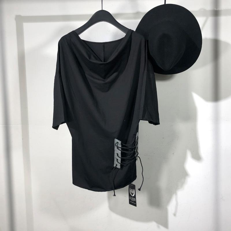 

Men' T Shirts Seak Men Owen Men' Clothing Hip Hop Ops Ees High Street Summer Male Solid Outer Wear Black White Shirt