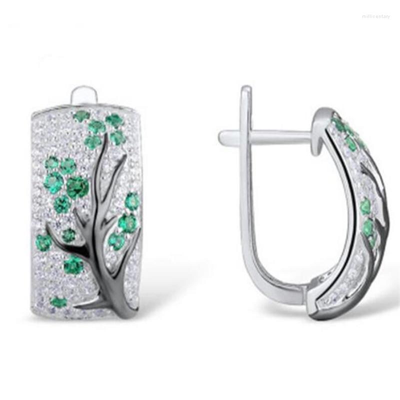 

Backs Earrings Luxurious Multi Color Crystal For Women Elegant Lady Clip Wedding Banquet Jewelry