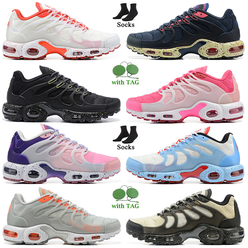 

Jogging Sport Tn Plus Tns Terrascape Running Shoes Tuned Sneakers White Red Navy Blue Pink Black Barely Volt Beige Dark Green Tnplus Size Eur 36-46 Women Mens Trainers, C14 39-46 deep grey