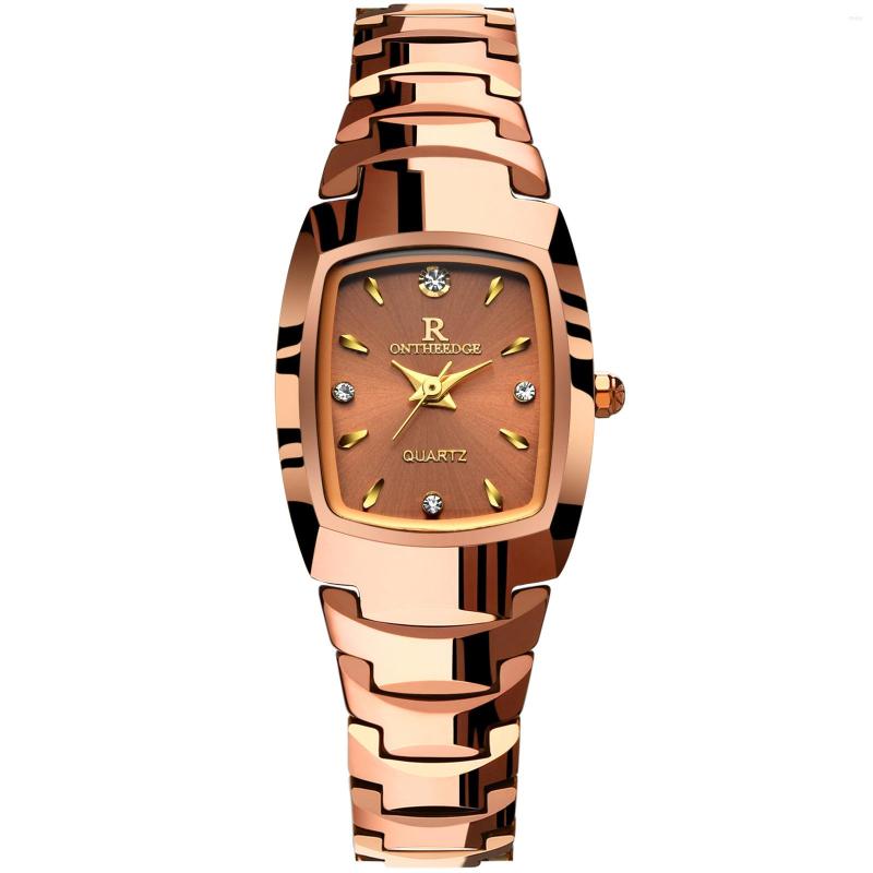 

Wristwatches Watches Luxury 2022 Super Thin Waterproof Women's Watch Quartz Tungsten Steel Women