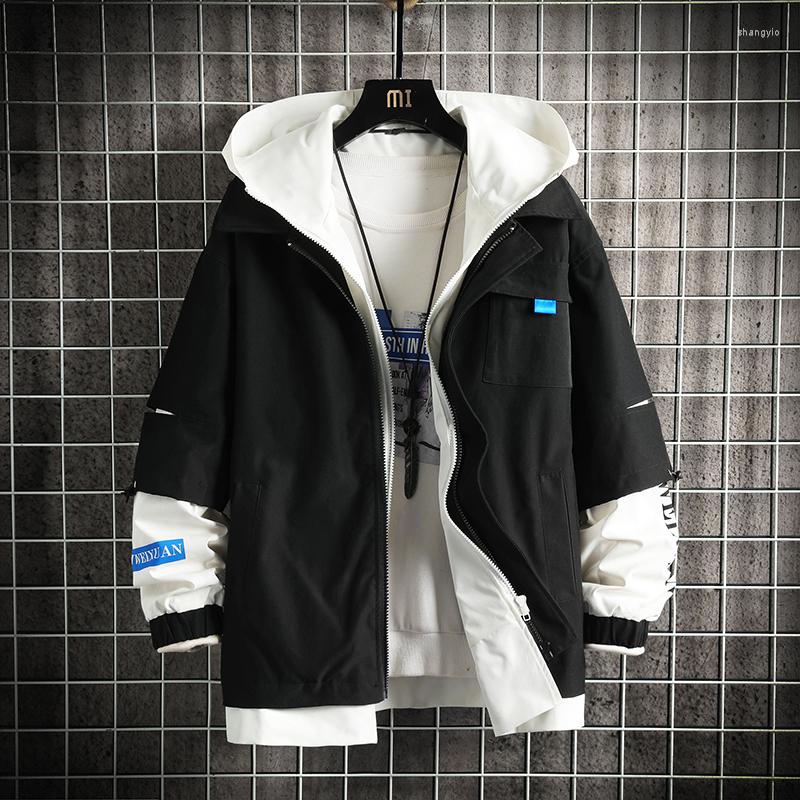 

Men's Jackets Cardigan Varsity 2022 Spring Autumn Patchwork Cargo Jacket Men's Streetwear Baseball Uniform Bomber Clothes OverSize 5XL, Jk1603 1