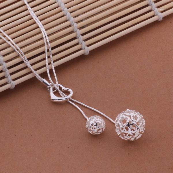 

Pendant Necklaces AN456 Sterling Necklace Fashion Jewelry /asyajkfa Aycajpja Silver Color