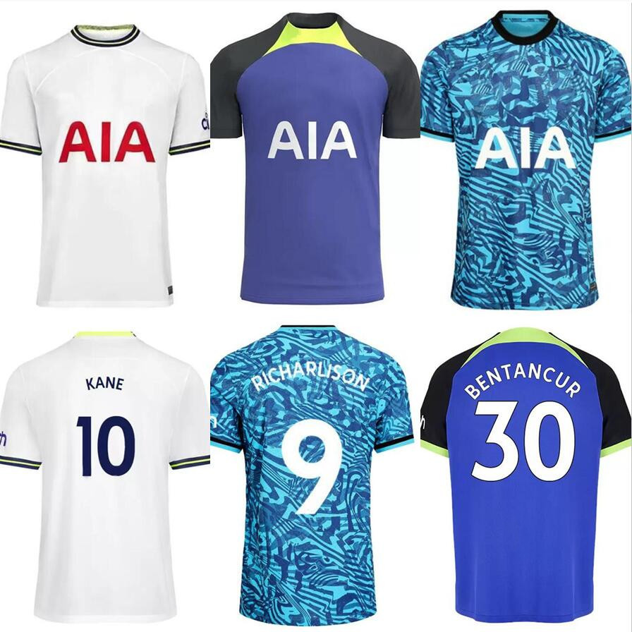 

23 DELE SON TOTTEN LUCAS Soccer Jerseys HAM BALE KANE HOJBJERG BERGWIJN LO CELSO SPURS 2021 2022 2023 men kids kit home away third football shirts S-4XL