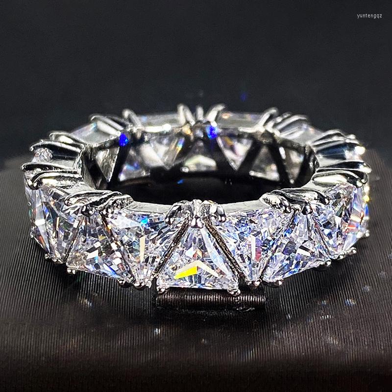 

Wedding Rings DODO Personality Triangle Design For Women Luxury Female Trendy Jewelry Romantic Bridal Engagement Promise