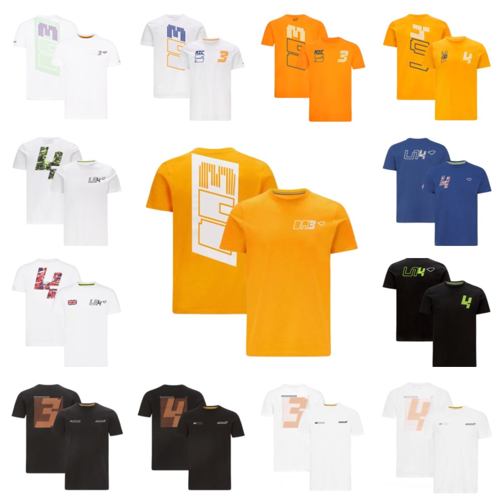 

New F1T-shirt men's and women's lapel team uniform casual sports racing uniform custom short sleeve POLO shirt