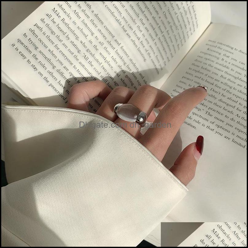 

Cluster Rings Cluster Rings 2022 Trendy Korean Minimalist Square Crystal Rhinestone Geometry Metal For Women Girls Jewelry Giftsclus Dhjw2