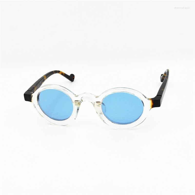 

Sunglasses B10058 Women Men Summer Style Anti-Ultraviolet Retro Plate Round Plank Frame Fashion Eyeglasses Random Box