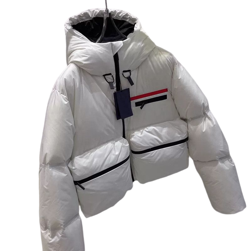 

Women Coats Woman Coat Down Parkas with Hoodie Puffer Designer Women Jacket Hooded Short Fashion Long Sleeve Pocket Zipper Cotton Windbreaker 20ss Blue Outwear, Black