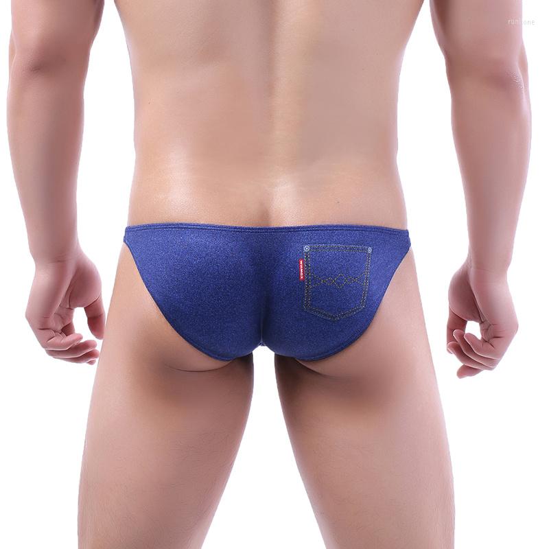 

Underpants 2PCS/Lots Sexy Men Underwear Jockstrap Low Waist Briefs Bikini Cueca Thongs Slip Homme Breathable Panties Calzoncillo, Black