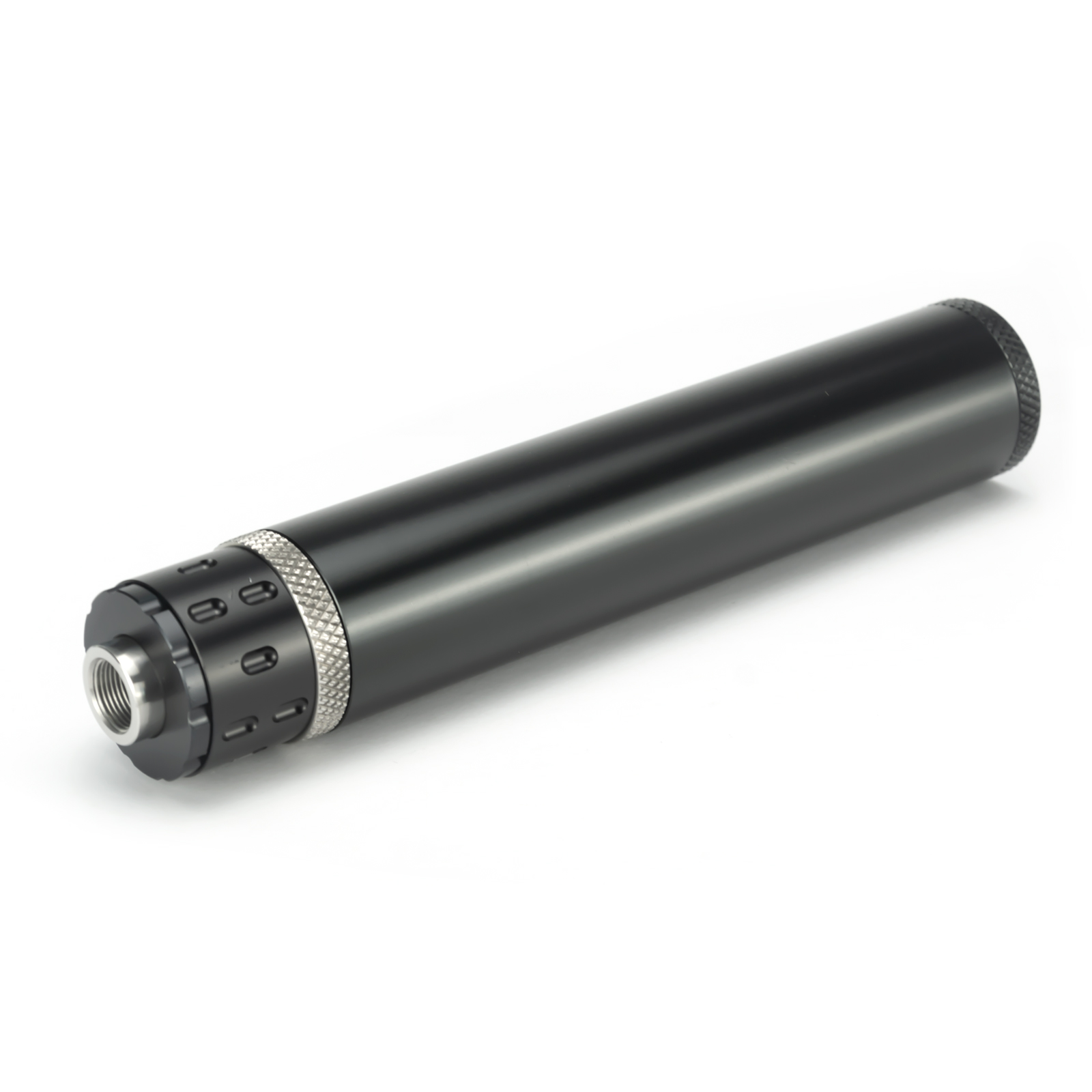 

1.45"OD 7"L Aluminum Tube Fuel Filter with 1/2-28 and 5/8-24 End Cap Solvent Trap with 1/2x28 .578x28 9/16x24 Stainless Steel Piston Booster