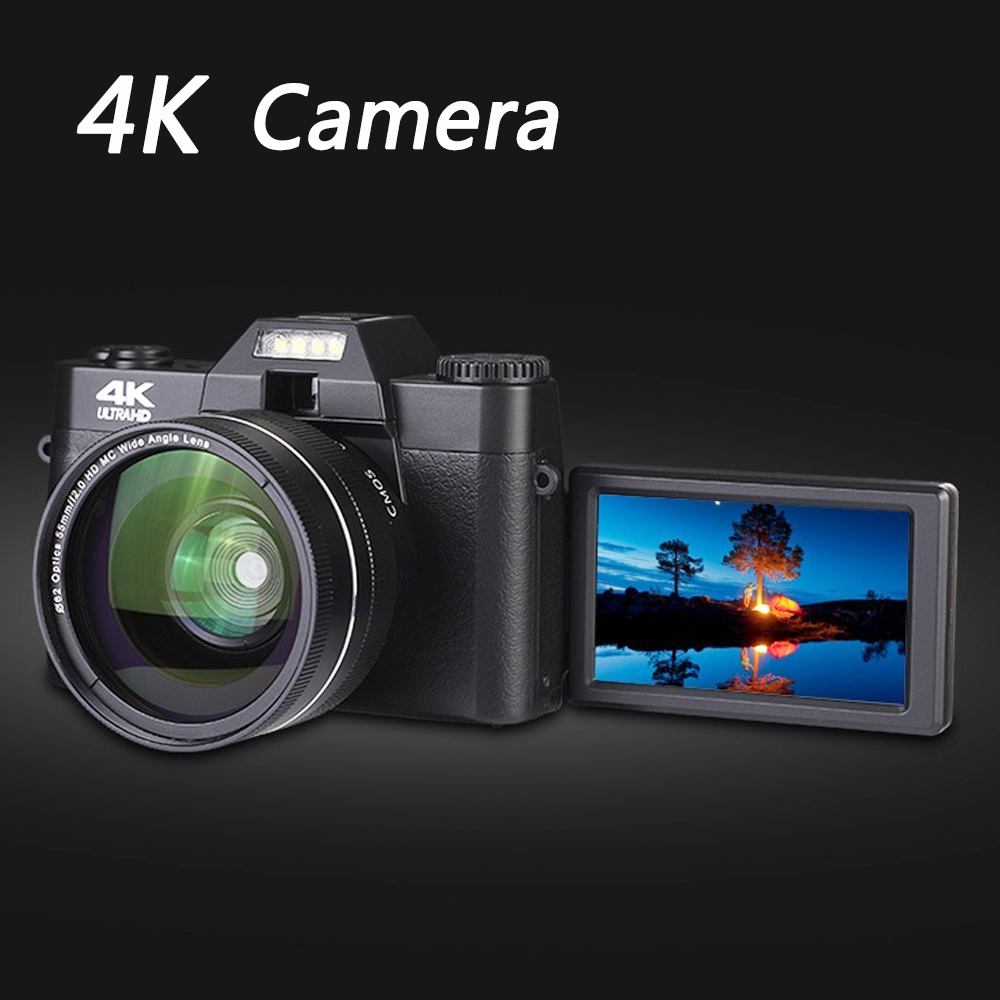 

Digital Cameras 4K Mini 48MP Micro single Vlogging 30FPS WI-FI 16X Zoom Video Camcorder Profissional 221101