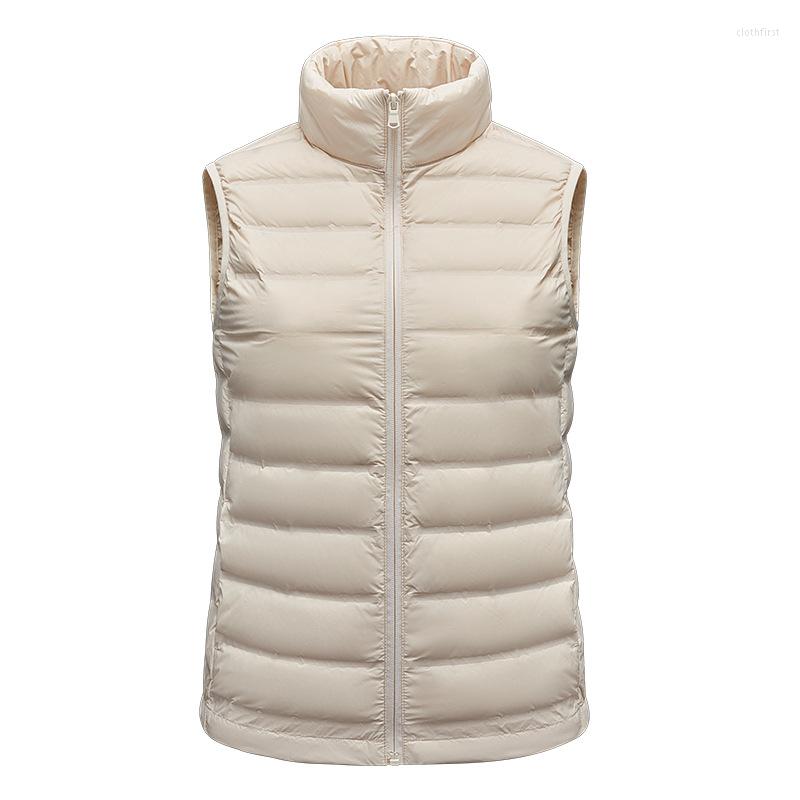 

Men's Vests Unisex High Quality Autumn Winter White Duck Down Light Vest Jacket Men's Women's Multi-color Warm Clothing, Women black