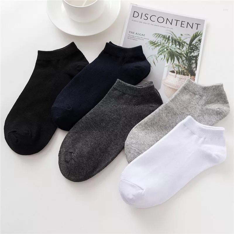 

Men's Socks Spring And Summer Men Pure Color Side Cotton Low-end Sweat-absorbing Invisible Boat, Gj-zjex030