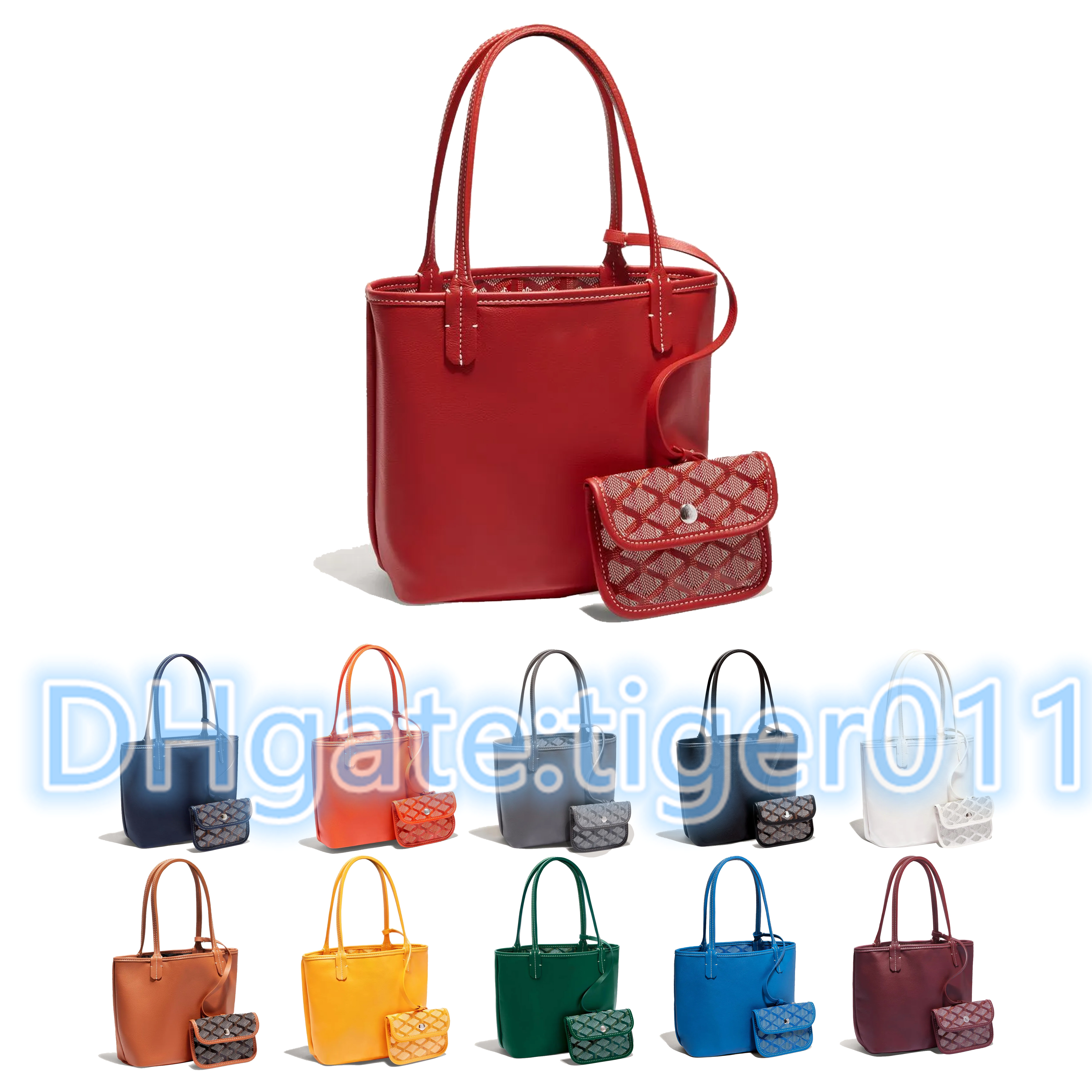 

Luxurys purse tote bags womens mens Designers handbag Mini pochette Shoulder Bag black clutch leather purse work travel bags CrossBody Anjou doubles sided shop bag, Yellow