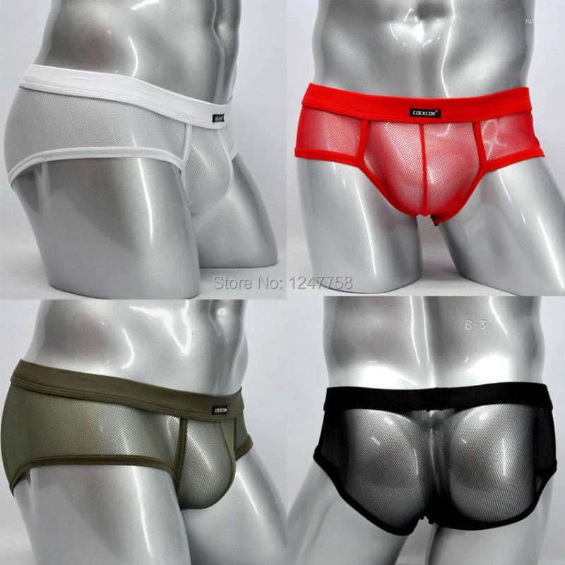 

Underpants Men's See Through Soft Mesh Briefs Underwear Comfy, Black