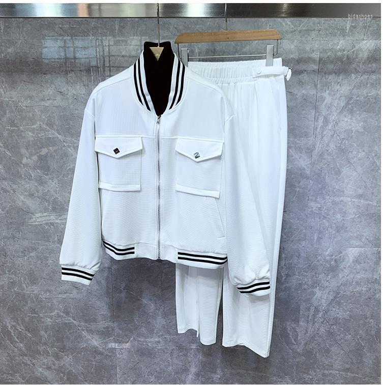 

Men' Tracksuits L09637 Fashion Men' Sets 2022 Runway Luxury European Design Party Style Clothing