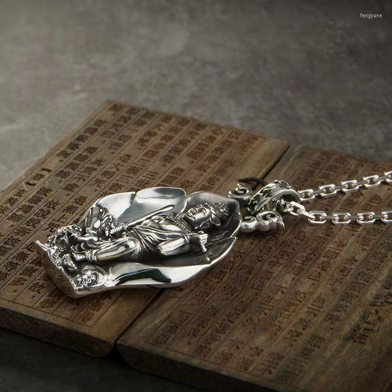 

Pendant Necklaces Benming Buddha Manjusri Bodhisattva Retro Handmade Patronus