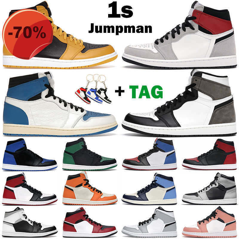 

OG Shoe Basketball Shoes Trainers Sneakers Military Blue Pollen Black White University Obsidian Chicago Gym Red Pine Green 1 Mens Jumpman 1S, 20
