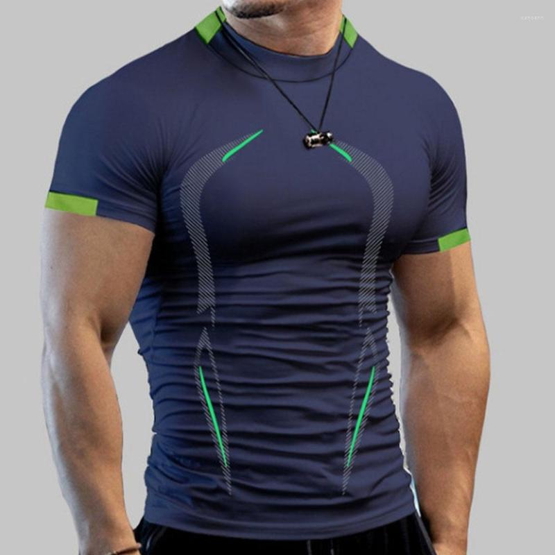 

Racing Jackets High Quality Men Running T Shirt Quick Dry Fitness Training Exercise Clothes Gym Sport Tops Lightweight, Black