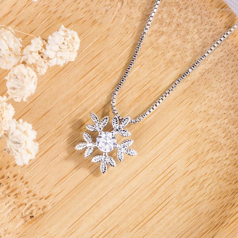 

Choker Bohemian Vintage Silver Color Snow Necklaces For Women Long Necklace Statement Christmas Jewelry Collares