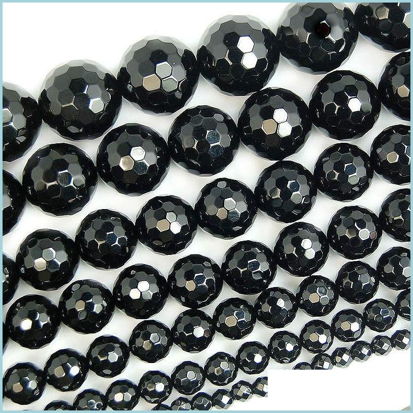

Magnetic Materials 8Mm Wholesale Natural Stone Beads Faceted Black Agata Round Loose For Jewelry Making 15 Inch Pick Size 4 6 8 10 1 Dhjb5