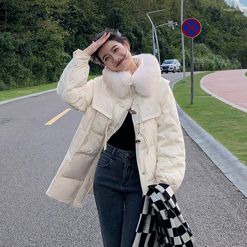 

Women's Trench Coats Warm Winter Women Womens Padded Jacket Casual Mid-long Jackets Female Woman Clothing Thickened Ropa Invierno SGG107, Black